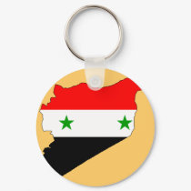 Syria flag map keychains