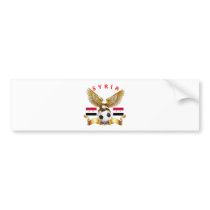 Syria Football Designs Bumper Stickers