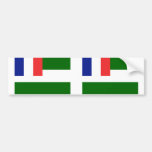 Syria French Mandate, France flag Bumper Stickers