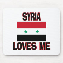 Syria Loves Me mousepads