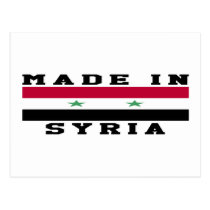 Syria Made In Designs Postcard