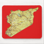 Syria Map Mousepad