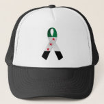 Syria National Flag Awareness Ribbon Hat