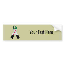 Syria National Flag Awareness Ribbon Room Sticker Bumper Sticker