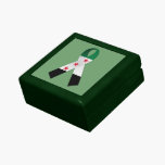 Syria National Flag Awareness Ribbon Trinket Box