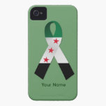 Syria National Flag Ribbon iPhone 4/4S Case