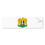 Syria Official Coat Of Arms Heraldry Symbol Bumper Stickers