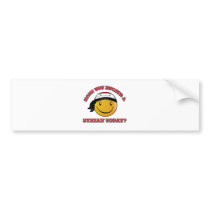 Syria smiley flag designs bumper sticker