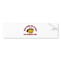 Syria smiley flag designs bumper sticker