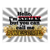 Syrian, but call me Awesome Post Cards