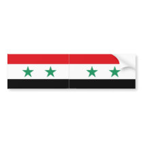 Syrian flag bumper sticker