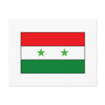 Syrian Flag T-shirts and Gifts postcards