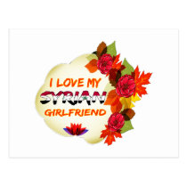 Syrian Girlfriend designs Post Card
