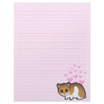 Syrian Hamster Love Personalized Letterhead
