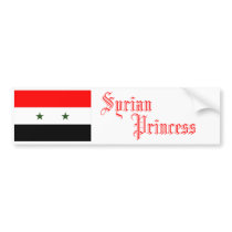 Syrian Princess, Bumper Sticker