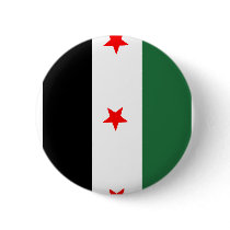 Syrian Revolutionary Flag Pinback Buttons