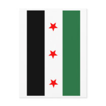Syrian Revolutionary Flag Post Card