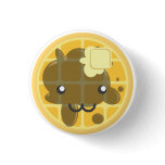 Syrup and Butter Waffle buttons