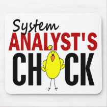 System Analyst's Chick mousepads by professiongifts System Analyst's Chick mousepads