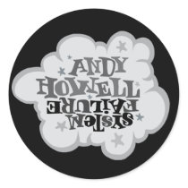 art, artsprojekt, skateboarding, skate culture, graffiti, underground, hip hop, fine art, mixed media, andy howell, andy howell postcards, andy howell postage, andy howell stamps, andy howell mugs, andy howell shoes, andy howell calenders, andy howell bags, andy howell buttons, andy howell hats, andy howell mousepads, andy howell stickers, andy howell posters, andyhowell.com, intoxicating, fear, passion, element skateboards, the history of skateboard art, pro skateboarder, new deal skateboards, giant distribution, andy how, Sticker with custom graphic design