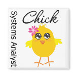 Systems Analyst Chick magnets
