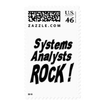 Systems Analysts Rock ! postage by TShirtDotCom Systems Analysts Rock ! postage