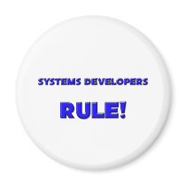 Systems Developers Rule! magnets by professions Systems Developers Rule! magnets