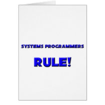 Systems Programmers Rule! cards by professions Systems Programmers Rule! cards