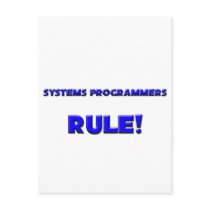 Systems Programmers Rule! postcards