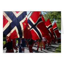 Syttende Mai Parade Greeting Cards