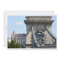 Szechenyi Chain Bridge, Budapest, Hungary Custom Announcement