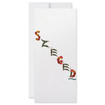 Szeged Chili Peppers Full Color Rack Card
