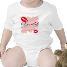 Szeretlek - Hungarian I love you Baby Bodysuits