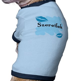 Szeretlek - Hungarian I love you Pet Tshirt