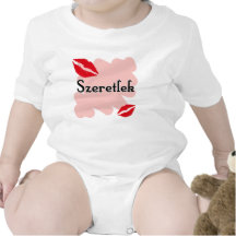Szeretlek - Hungarian I love you Romper