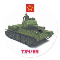 T34/85 Sticker by Room_6_designs T34/85 Sticker
