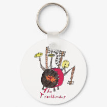 T4-logo, T4-name keychains