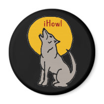 T5- iHowl Wolf Design magnets