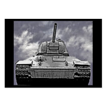 T-34 Russian Tank,Soviet Memorial,Berlin - B&W