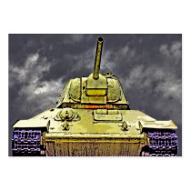 T-34 Russian Tank,Soviet Memorial,Berlin -Ft(c) Business Card Template