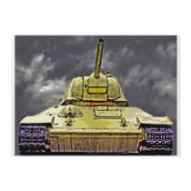 T-34 Russian Tank,Soviet Memorial,Berlin -Ft(c) Custom Invites