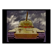 T-34 Russian Tank,Soviet Memorial,Berlin - Oil/Fro Business Card Templates