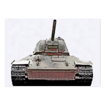 T-34 Russian Tank,Soviet Memorial,Berlin -(sm2d) Business Cards