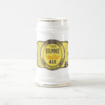 T and T Brewers EEL POUT Indian Brown Premium Ale mugs by smilingpolitely T and T Brewers EEL POUT Indian Brown Premium Ale mugs