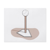 t-ball vector graphic personalized flyer