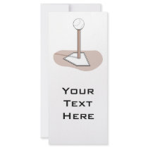 t-ball vector graphic customized rack card