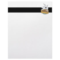 t-bone steak letterhead template
