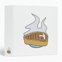 t-bone steak vinyl binder