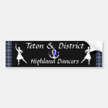 T&D Highland Dancers Bumper Sticker