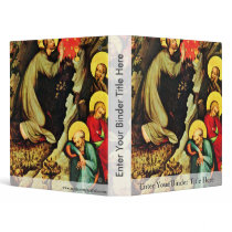 T?ebo? Altar: Christ On The Mount Of Olives, By Me 3 Ring Binder